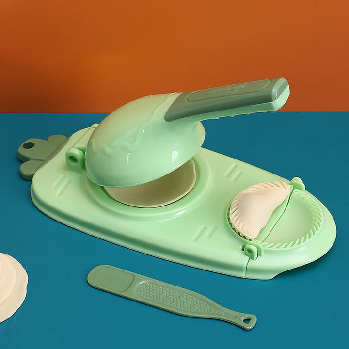 Versatile kitchen gadget: 2-in-1 manual dumpling maker, ideal for easy dough and dumpling creation