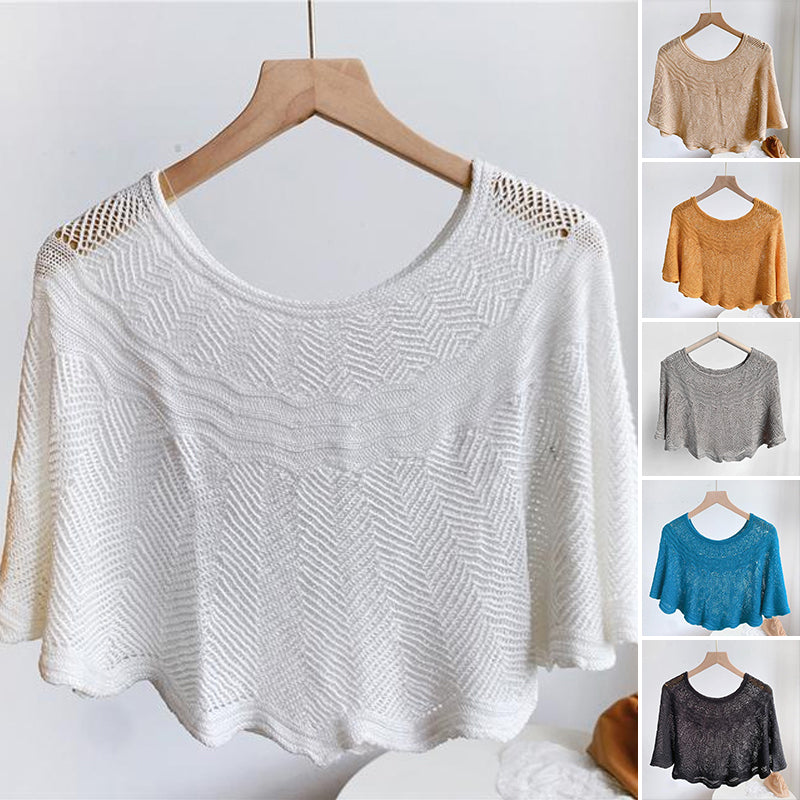 Amira women's ice silk knit scarf with UV protection, a lightweight spring/summer accessory.