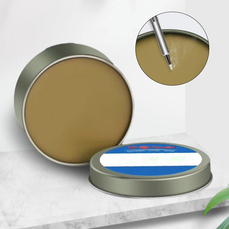 Eco-friendly lead-free solder paste in a convenient syringe for electronics and jewelry work