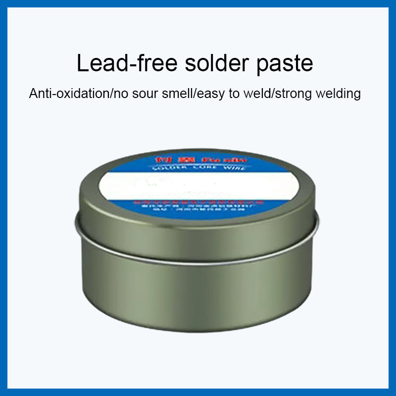 High-quality lead-free solder paste in a 10cc syringe, essential for electronics DIY repair