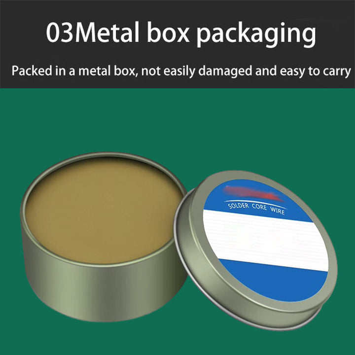 Lead-free solder paste 10cc syringe with cap, ready for electronics and small component soldering