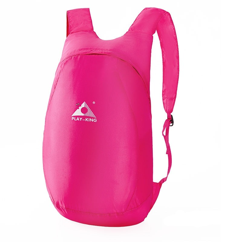 Spacious 20L travel backpack, lightweight, foldable, water-resistant, perfect compact daypack for journeys.