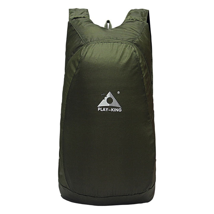 Versatile unisex 20L foldable backpack, lightweight and water-resistant for travel, hiking, or daily use.