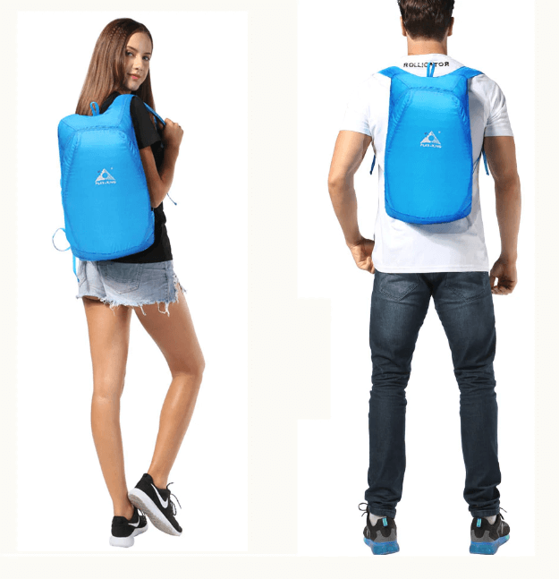 Foldable 20L travel backpack, lightweight & water-resistant, ideal compact daypack for any adventure.