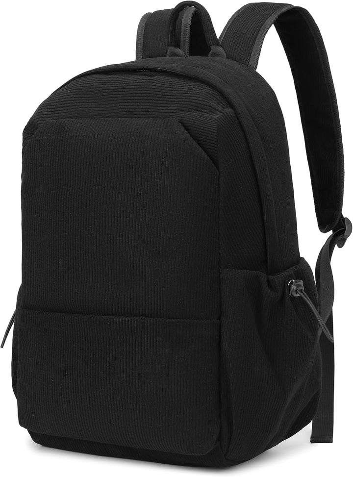 Lightweight water-resistant laptop backpack, sleek design for commuters.