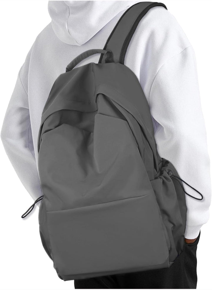 Organized school backpack, water-resistant for books, laptop, and gear.