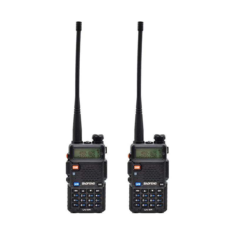 Long range walkie talkie with integrated flashlight, a versatile tool for outdoor gear