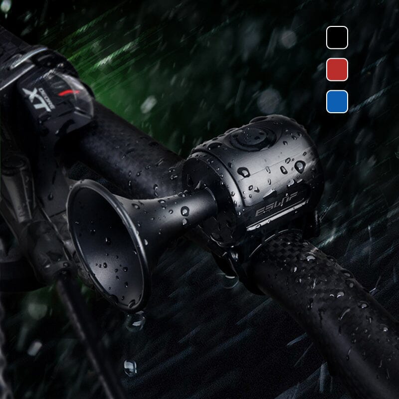 Unisex electric bike horn, 120dB, with waterproof design for all weather.