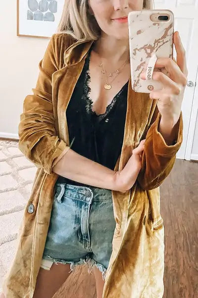 Elegant women's long duster cardigan, versatile for any chic outfit.
