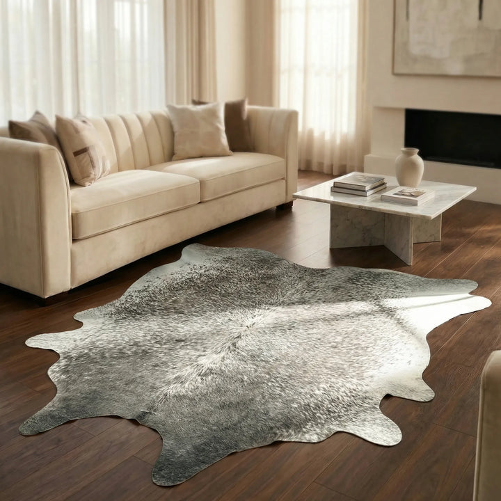 Flowique faux fur area rug with modern wave design. Luxurious, soft, and cozy addition to any home.