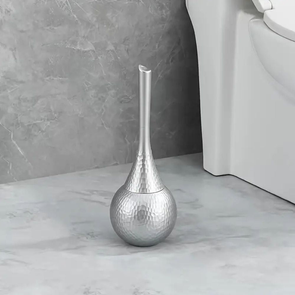 Modern luxury toilet brush with discreet storage. An elegant bathroom accessory ensuring hygiene and stylish home decor.