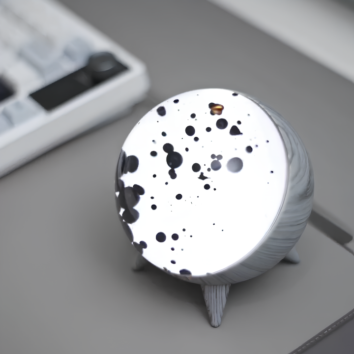 MagnePulse: an interactive, music-reactive ferrofluid visualizer & Bluetooth speaker; a unique tech gadget.
