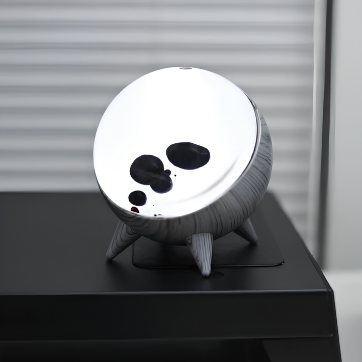 Experience interactive visuals & sound with MagnePulse music-reactive ferrofluid display & Bluetooth speaker.
