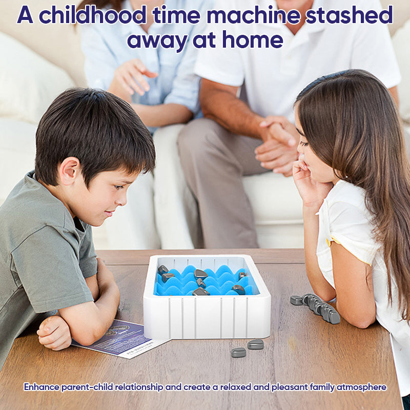 Magnetic Chess Game set open with pieces arranged, ready for strategic family fun.
