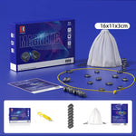 GAME ROPE + 20 MAGNETIC CHESS PIECES + STORAGE BAG