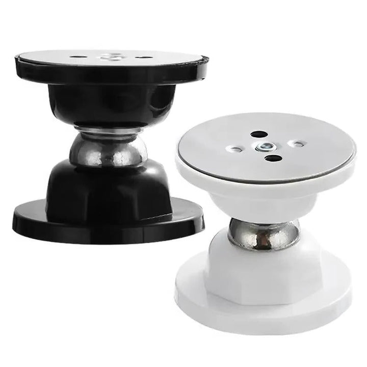 Versatile magnetic door stop, ideal door protector. Drill-free adhesive for wall or floor mount.