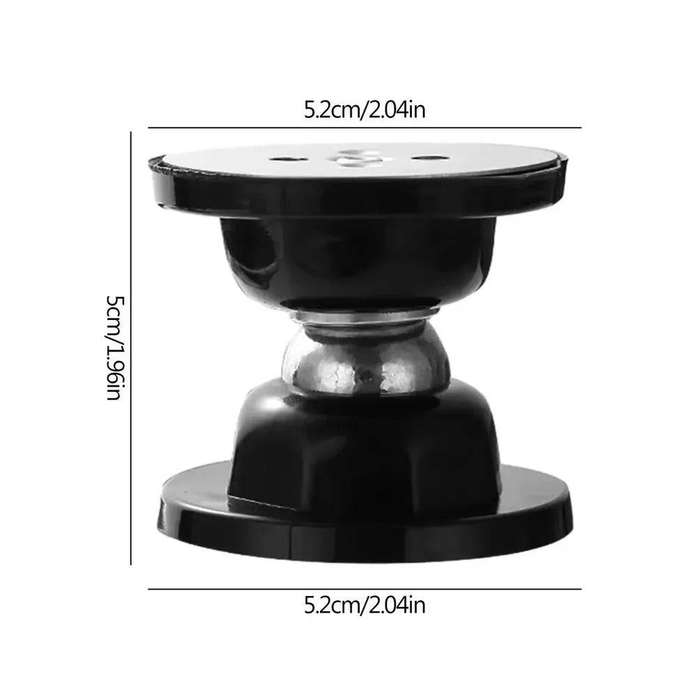 Heavy-duty magnetic door stop holder. Wall mount & floor mount for secure door propping. Home essential.