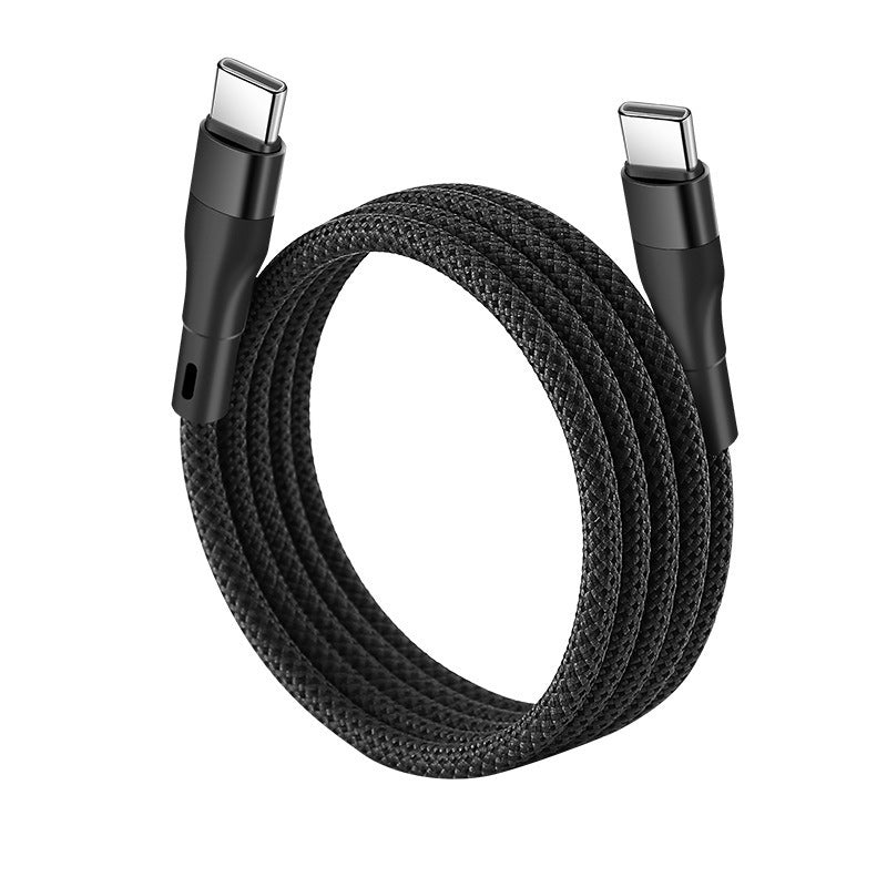 Detailed view of the USB connector on the 1M magnetic folding fast charging cable