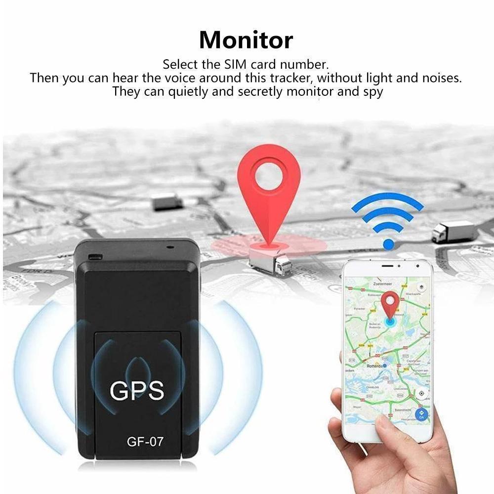 Anti-theft GPS tracker, mini, with strong magnetic base for discreet vehicle security