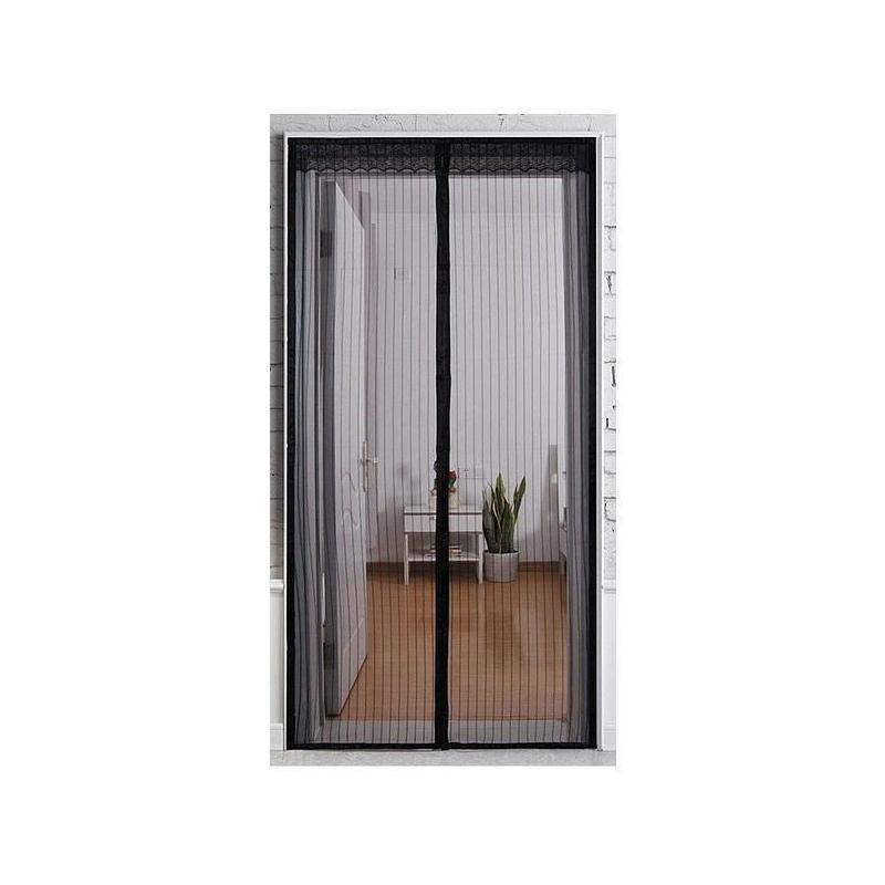 Magnetic screen door, fine mesh for effective fly and mosquito control