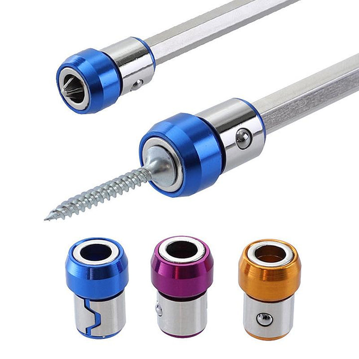 Magnetic screwdriver bit rings, 3pcs set, boosting magnetic strength for various repair tasks and DIY