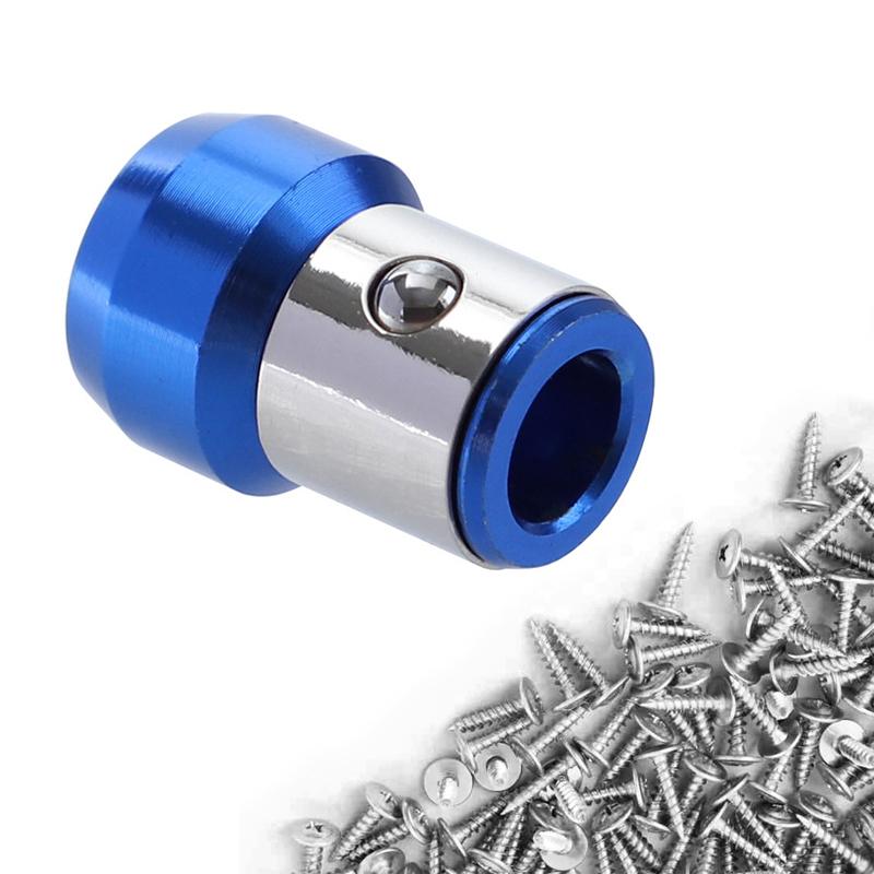 Powerful magnetic rings, 3-pack, to magnetize screwdriver bits, optimizing screw pickup and work