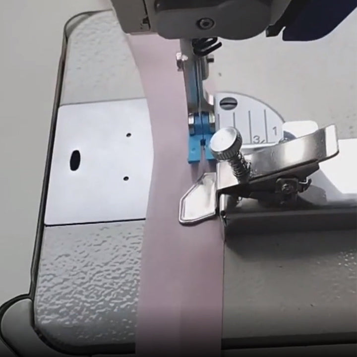 Product shot of the universal magnetic seam guide, a compact and essential sewing accessory for straight seams.