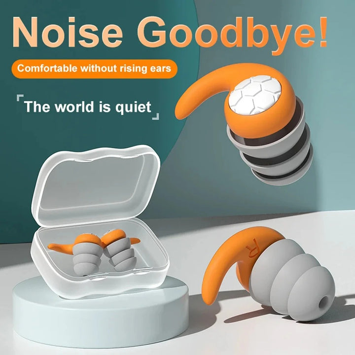 Noise Cancelling Sleep Plugs with Snoring Block Technology