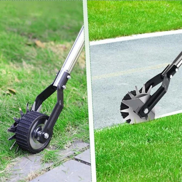 Adjustable manual lawn edger, an essential garden tool for clean, professional home maintenance.