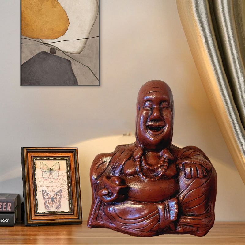 Humorous Buddha figurine, a peaceful yet funny sculpture, perfect for gifting