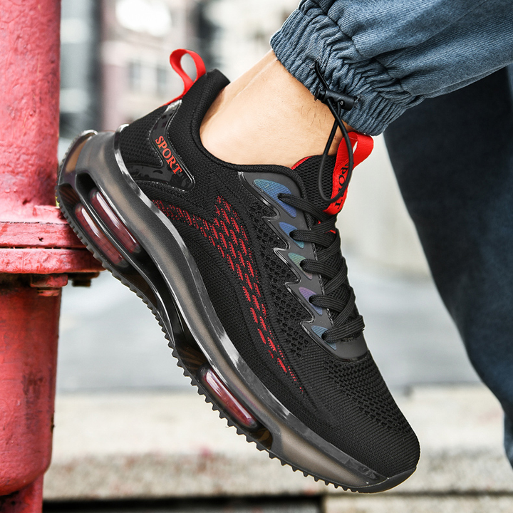 Men's Air Cushion Comfort Sneakers, Lorenzo, for daily wear & walking. Lightweight, supportive athletic style.