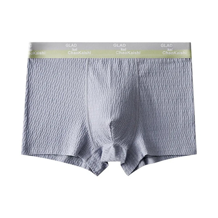Men's underwear, a single pair of antibacterial breathable boxer briefs unfolded