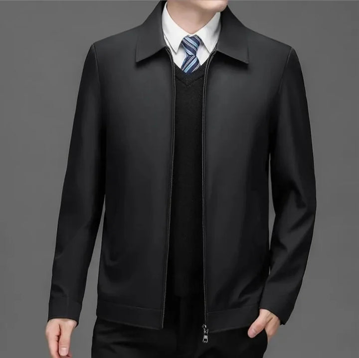 Men's Arvid padded winter jacket in polyester. Warm, stylish outerwear for cold weather.