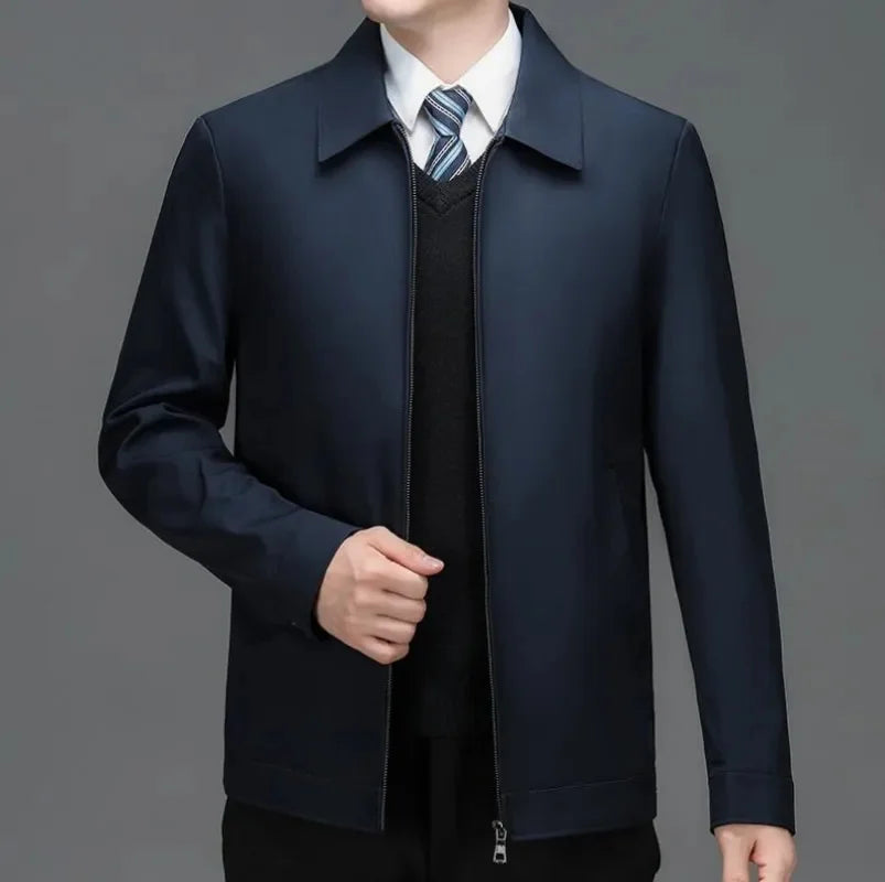 Durable men's padded winter jacket. Polyester Arvid coat for ultimate warmth and protection.