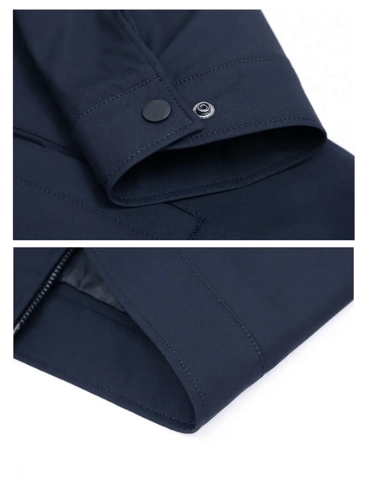 Everyday men's padded winter jacket. Arvid polyester coat for reliable warmth, comfort, and style in cold weather.