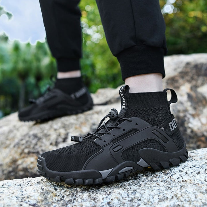 Men's minimalist athletic sock shoes, non-slip, ensuring natural movement during training & exercise.