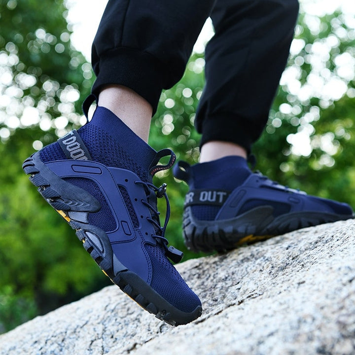 Men's casual barefoot sock shoes with non-slip sole, offering natural movement and all-day comfort.