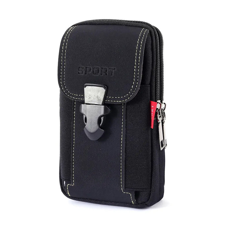 Waist bag for men, made of water-resistant nylon, perfect for outdoor sports and travel accessory