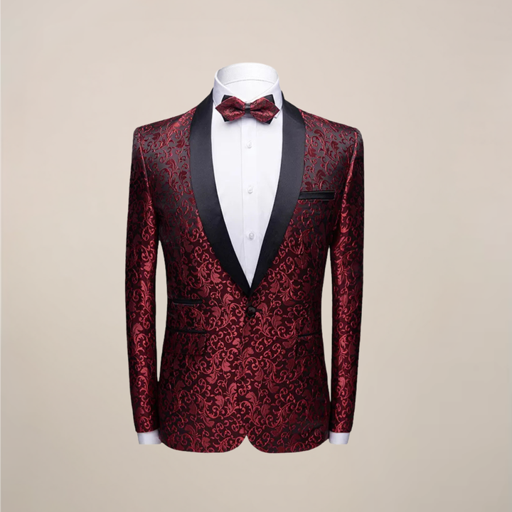 Elegant men's slim fit party blazer & tuxedo jacket. Modern formalwear for sophisticated events.