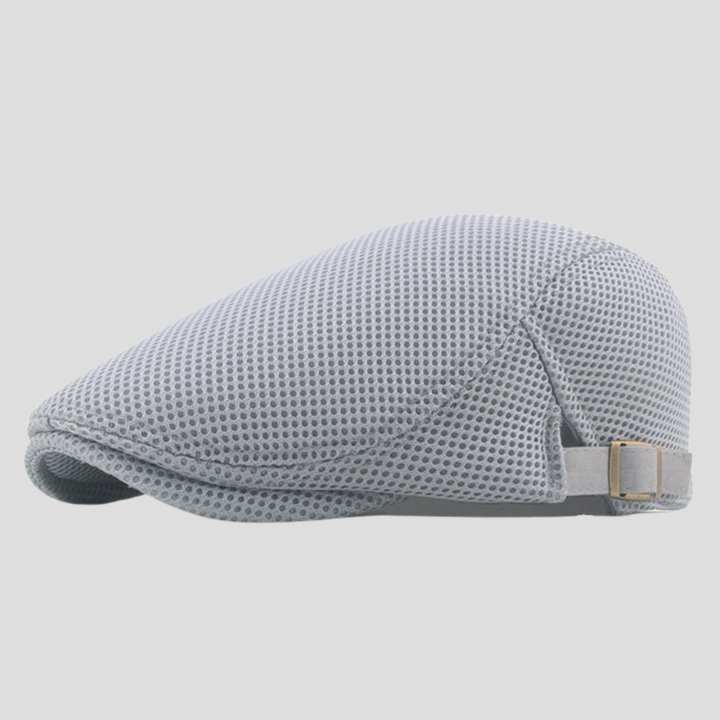 Lightweight men's summer baseball cap with breathable mesh back, offering excellent sun protection for outdoor wear.