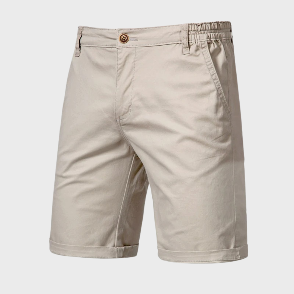 Luca men's casual cotton shorts for stylish summer outfits and vacation leisure.