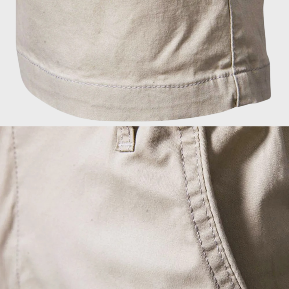 Luca casual men's cotton shorts, designed for ultimate summer comfort and relaxed style.
