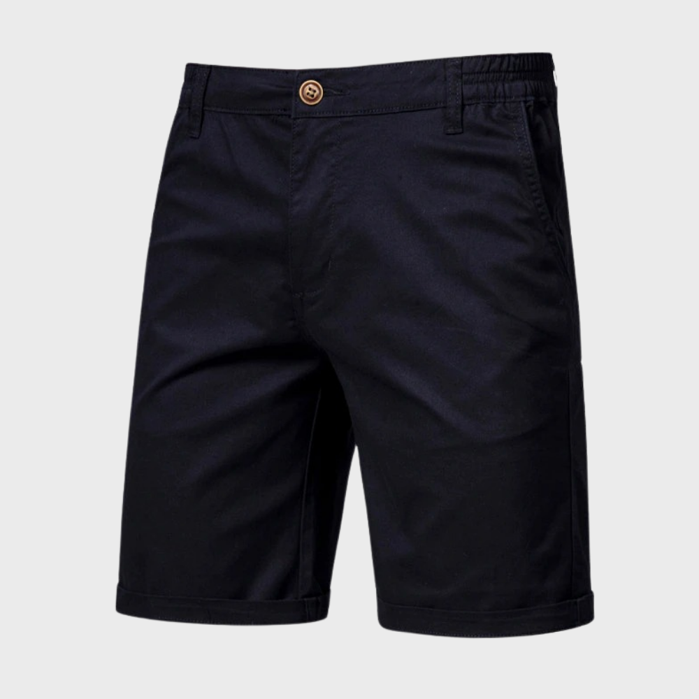 Stylish men's casual cotton shorts in a comfortable relaxed fit, ideal for summer leisure.