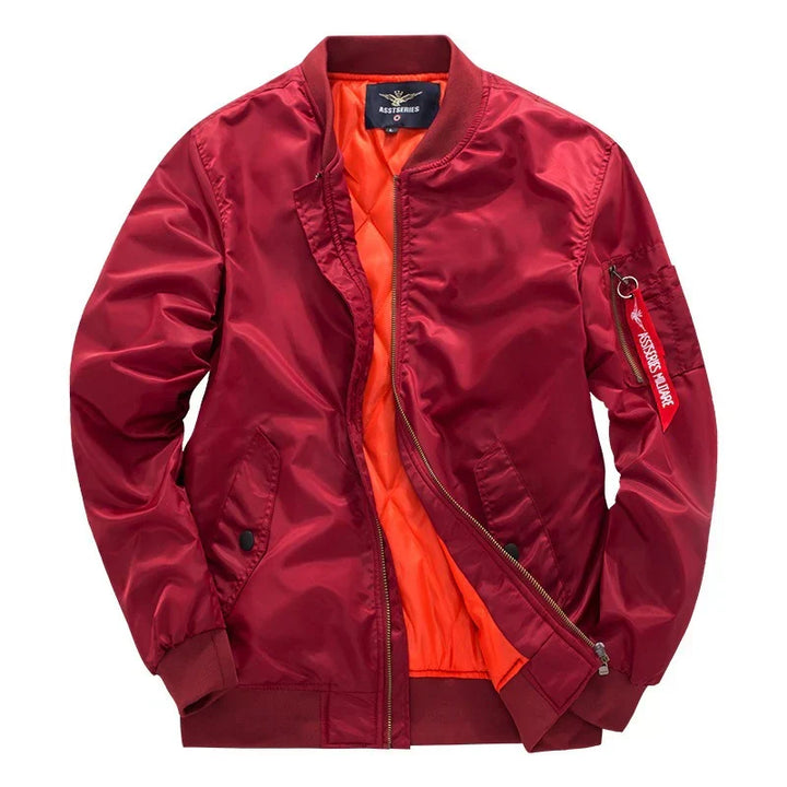 Stylish utility jacket for men, perfect lightweight outerwear for casual outdoor adventures in any season.