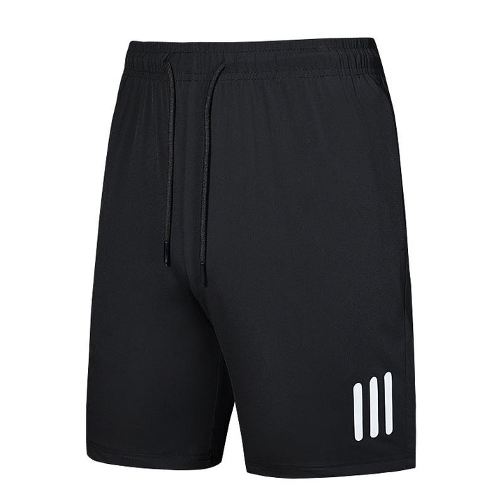 Lifestyle image of men's casual shorts being worn outdoors, perfect for a relaxed summer and active pursuits.