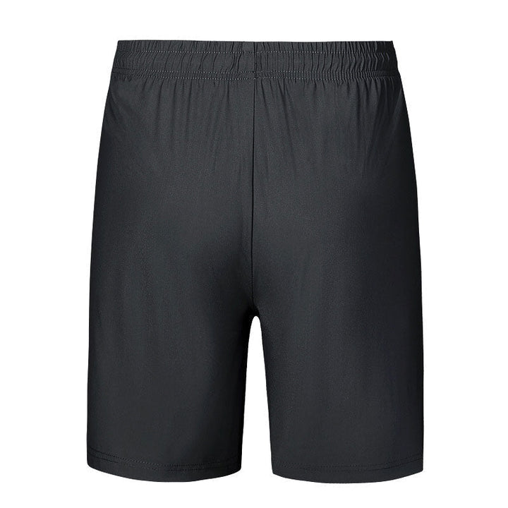Polyester men's sports shorts in a navy color, ideal for casual summer wear and active lifestyles.