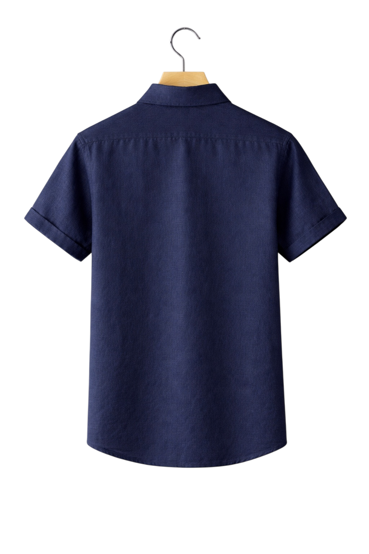 Elegant men's classic button-down dress shirt, perfect for formal events or sophisticated casual wear.
