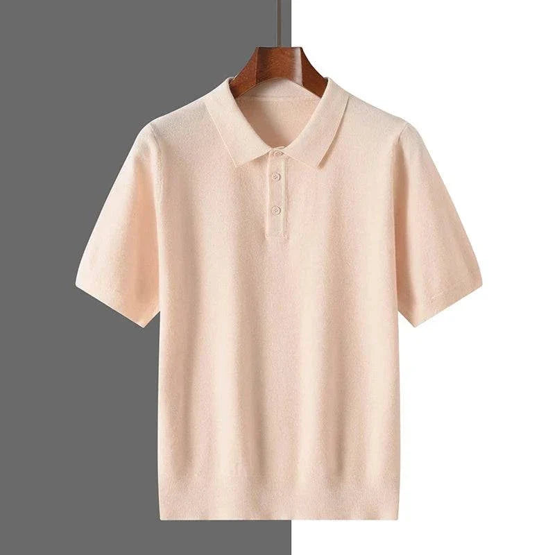 Effortless men's polo shirt, short sleeve, classic fit. Perfect casual wear for summer & spring outfits.