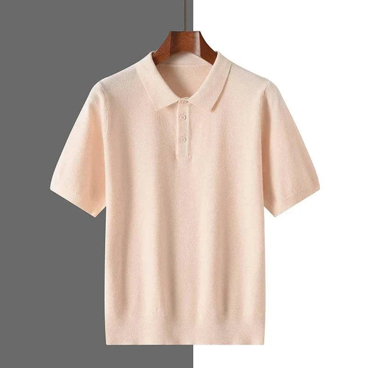 Effortless men's polo shirt, short sleeve, classic fit. Perfect casual wear for summer & spring outfits.