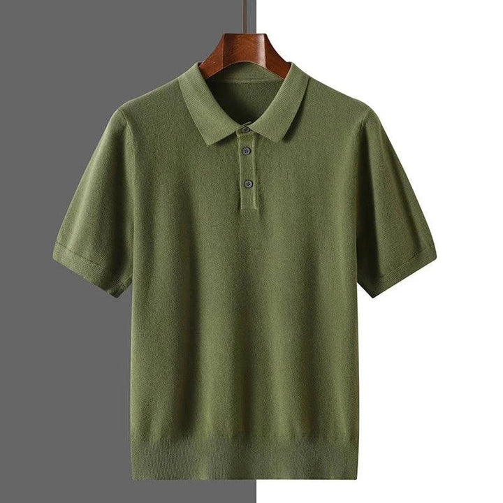 Timeless men's classic polo shirt for effortless style. Short sleeve, button placket, essential men's fashion.
